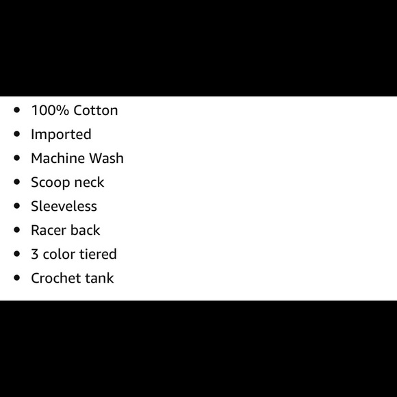 Crochet Racerback Color Block Tank - Picture 4 of 4